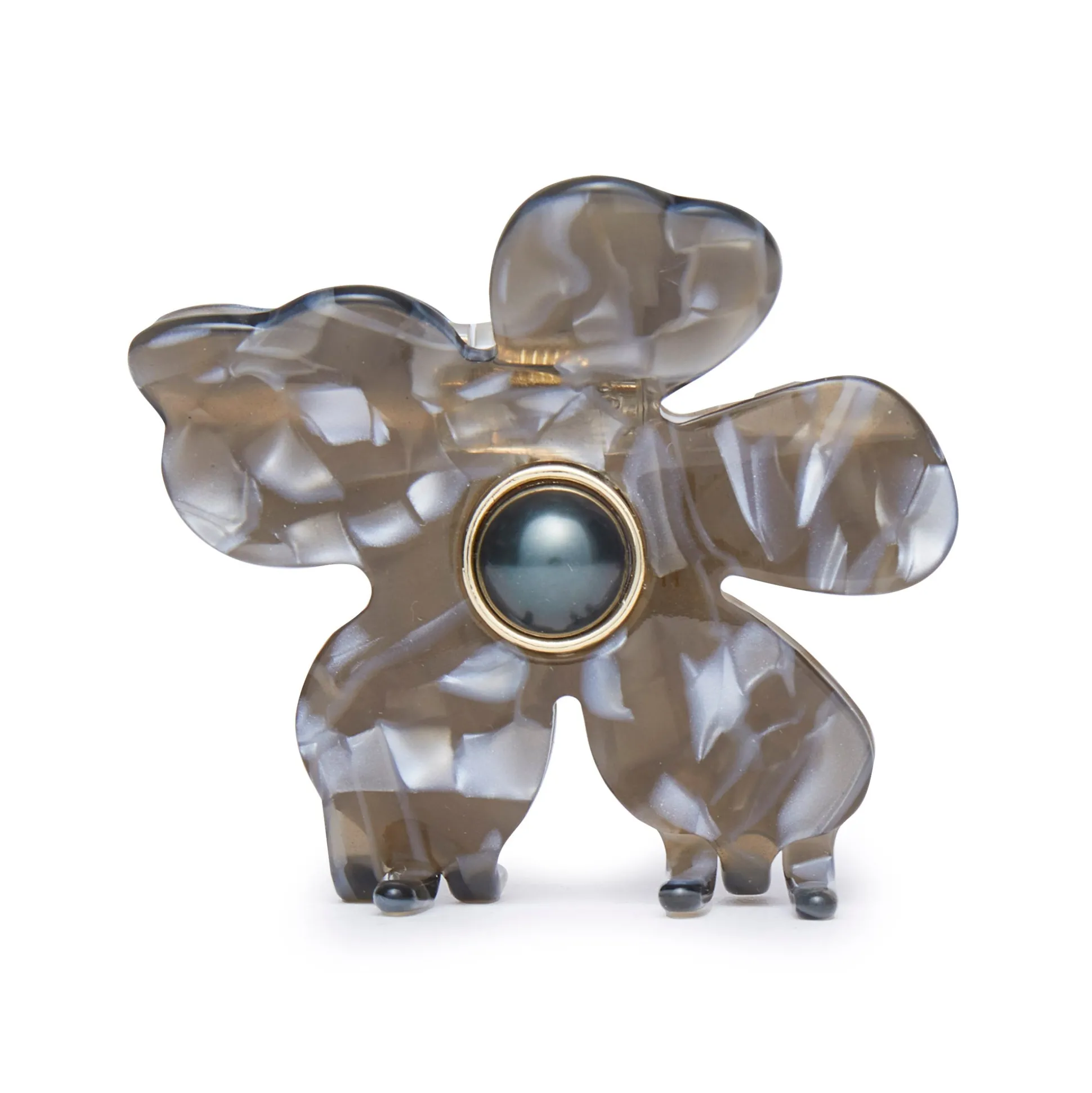 ABALONE LILY CLAW CLIP