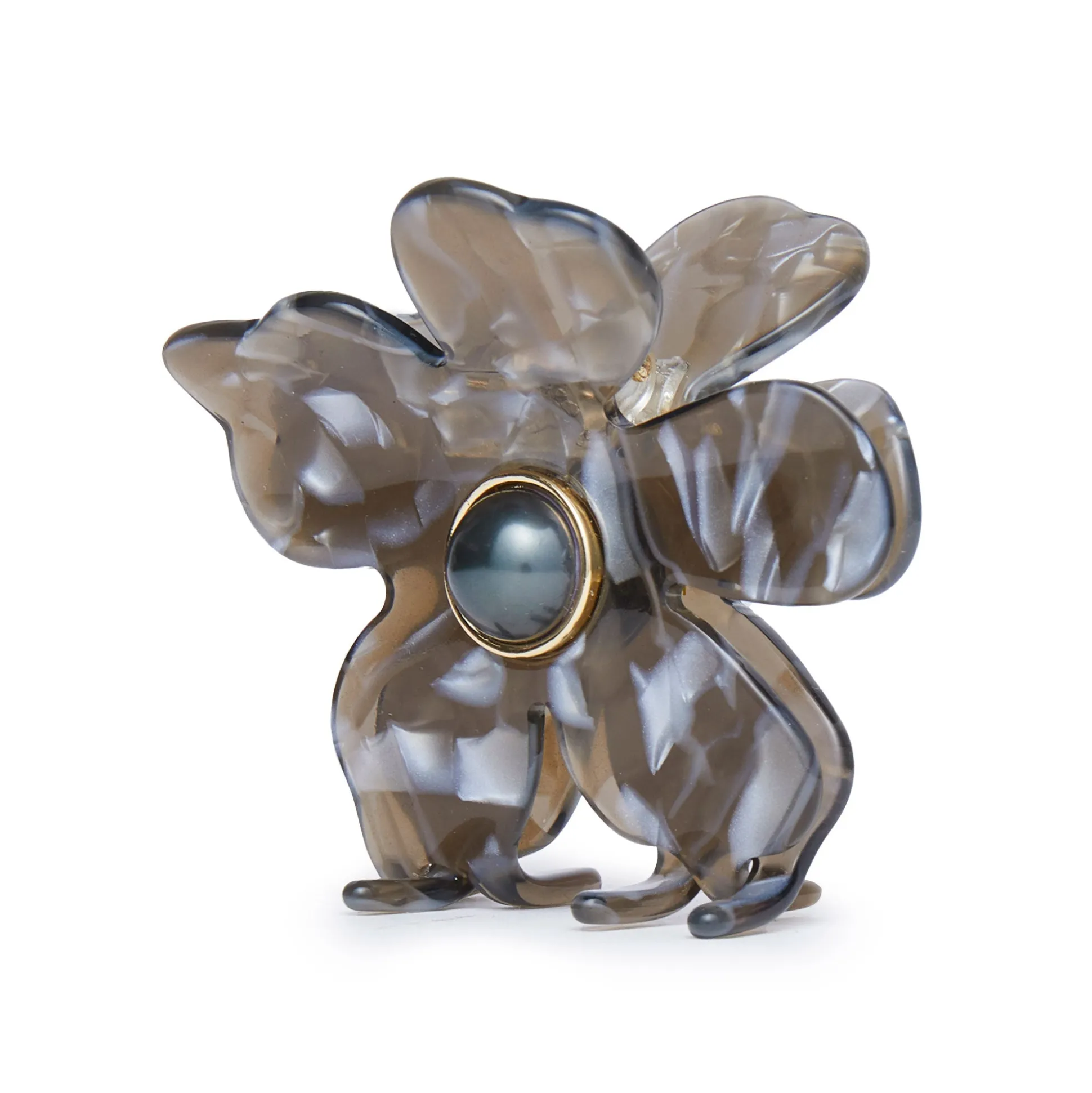 ABALONE LILY CLAW CLIP