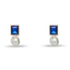 AEGEAN BLUE PEARL DROP EARRINGS