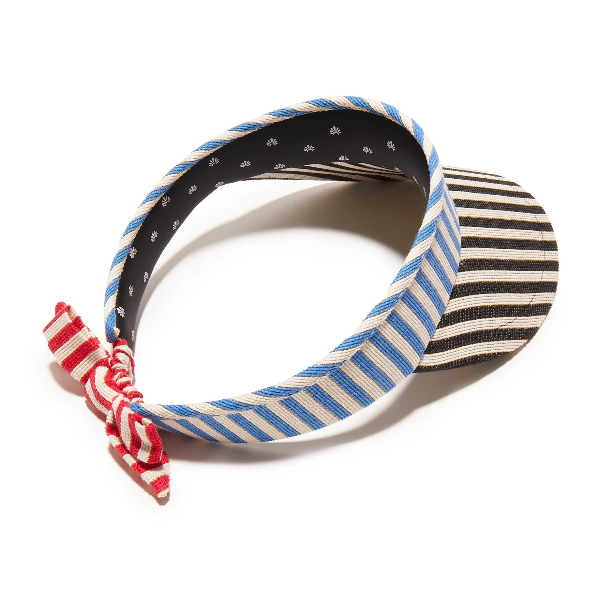 AMERICANA STRIPE BOW TIE VISOR