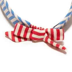 AMERICANA STRIPE BOW TIE VISOR