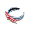 AMERICANA STRIPE KIDS BOWTIE HEADBAND