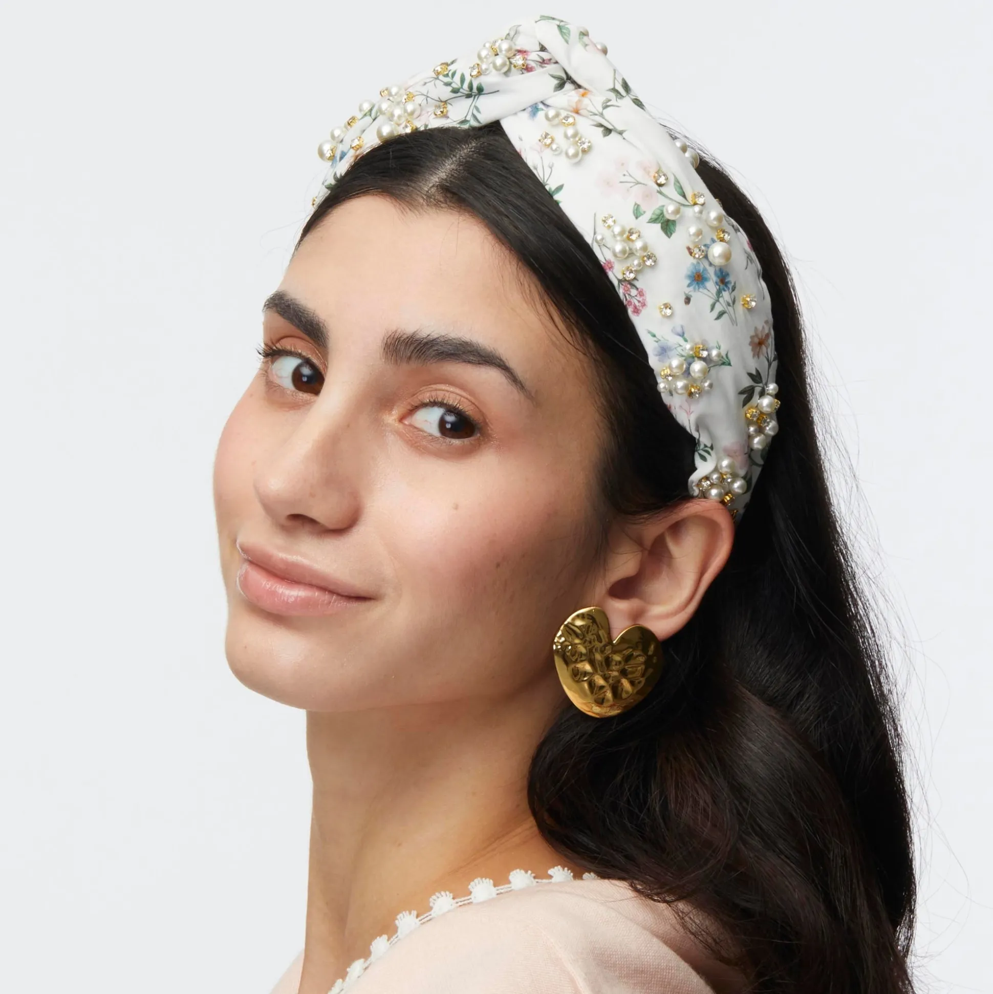 ANNIE MARLENE LIBERTY PEARL CRYSTAL HEADBAND