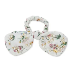 ANNIE PENNY LIBERTY PEARL CRYSTAL BOW SCRUNCHIE