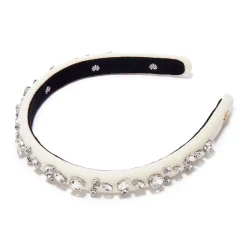 APRIL DIAMOND MIXED CRYSTAL VELVET GIGI HEADBAND