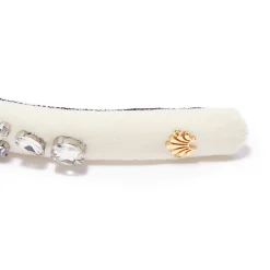APRIL DIAMOND MIXED CRYSTAL VELVET GIGI HEADBAND
