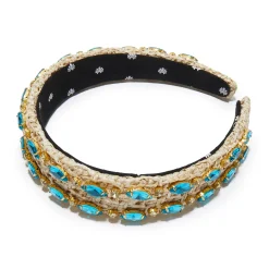 AQUA CRYSTAL BESSETTE HEADBAND