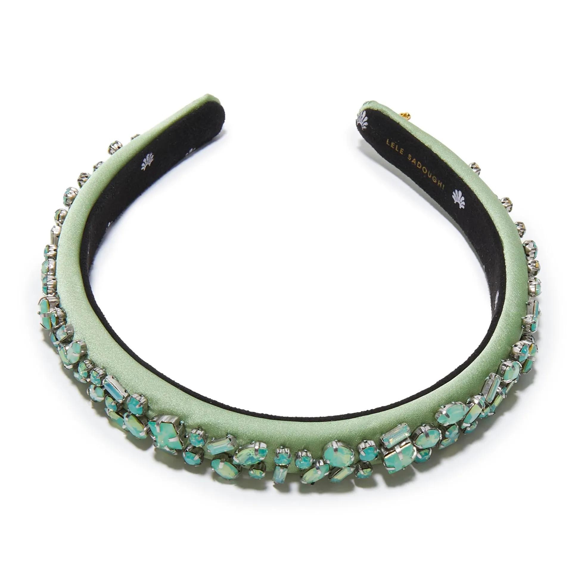 AUGUST PERIDOT GIGI JEWELED BIRTHSTONE HEADBAND
