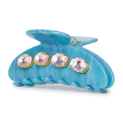 AZURE LARGE CRYSTAL CLAW CLIP