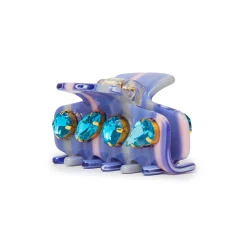 AZURE MINI CRYSTAL CLAW CLIP