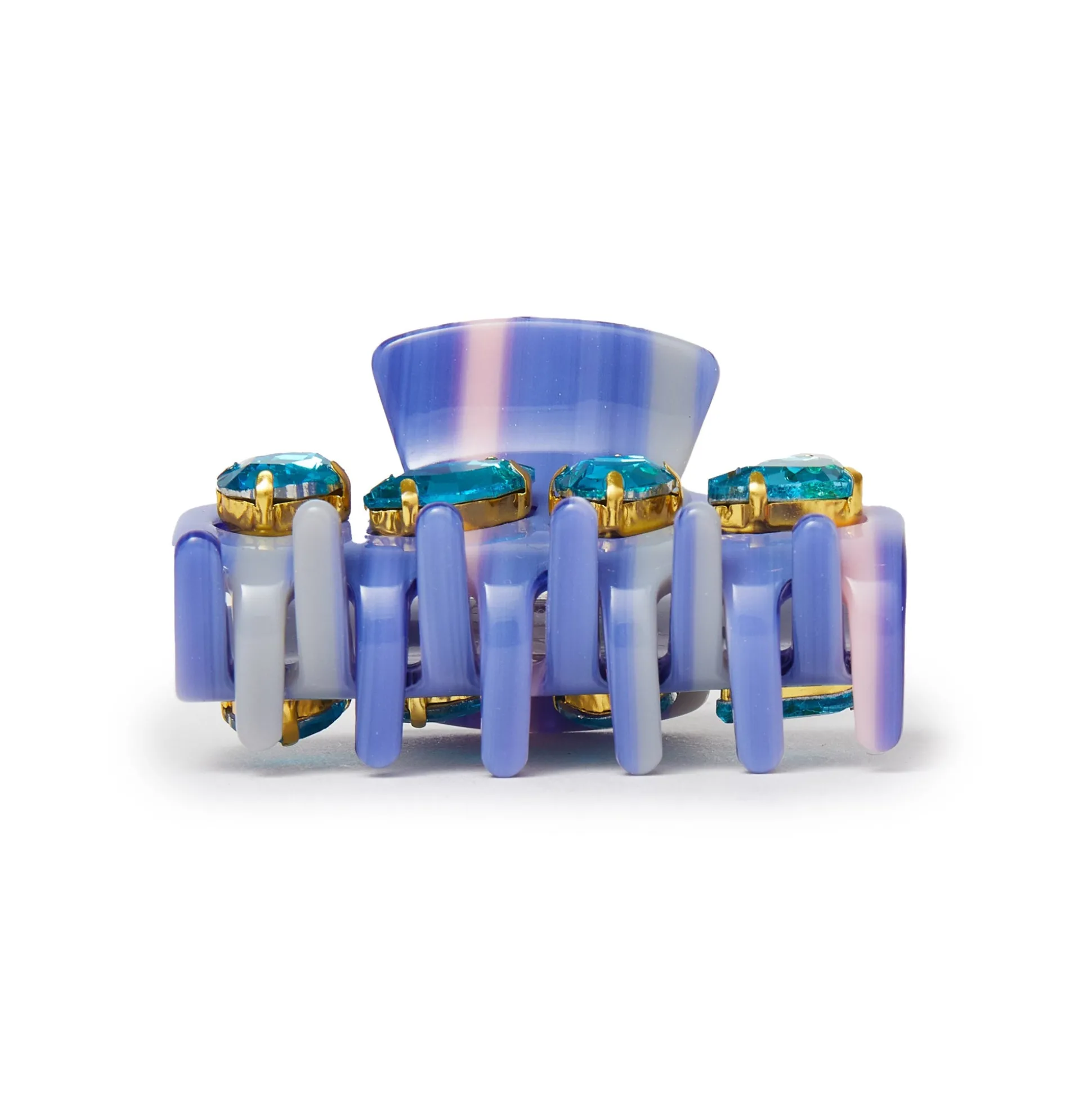 AZURE MINI CRYSTAL CLAW CLIP