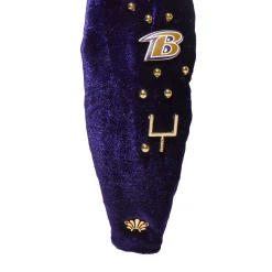 BALTIMORE RAVENS LELE SADOUGHI X NFL PURPLE EMBELLISHED KNOTTED HEADBAND