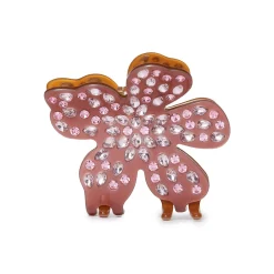BISQUE ROSE LILY CLAW CLIP