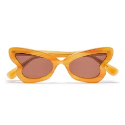 BLONDE TORTOISE PEGGY SUNGLASSES