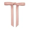 BLUSH BARDOT FAUX LEATHER BOW BARRETTE