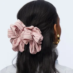 BLUSH RITA RIBBON CLAW CLIP