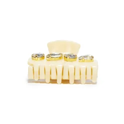 BONE MINI CRYSTAL CLAW CLIP
