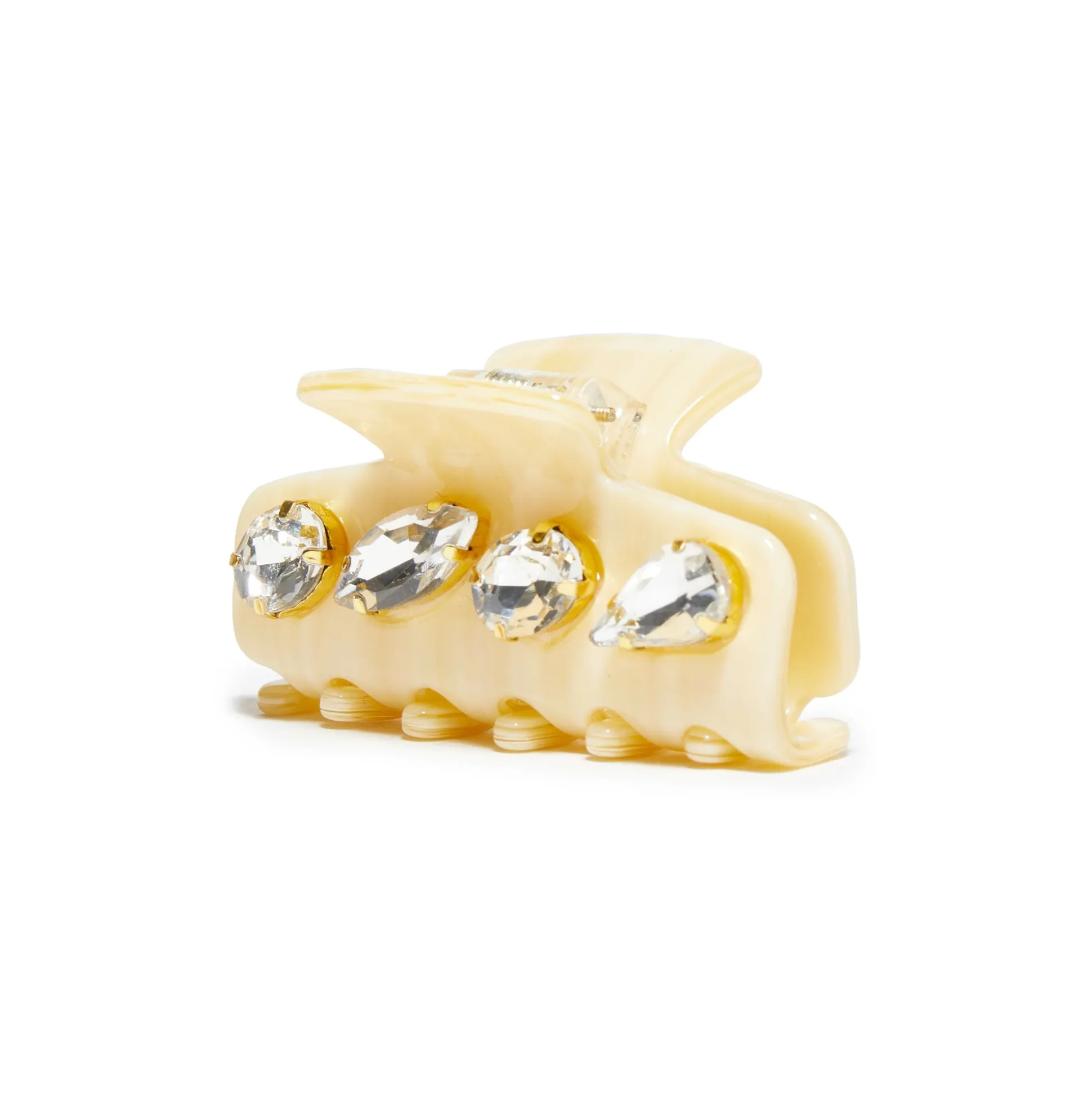 BONE MINI CRYSTAL CLAW CLIP