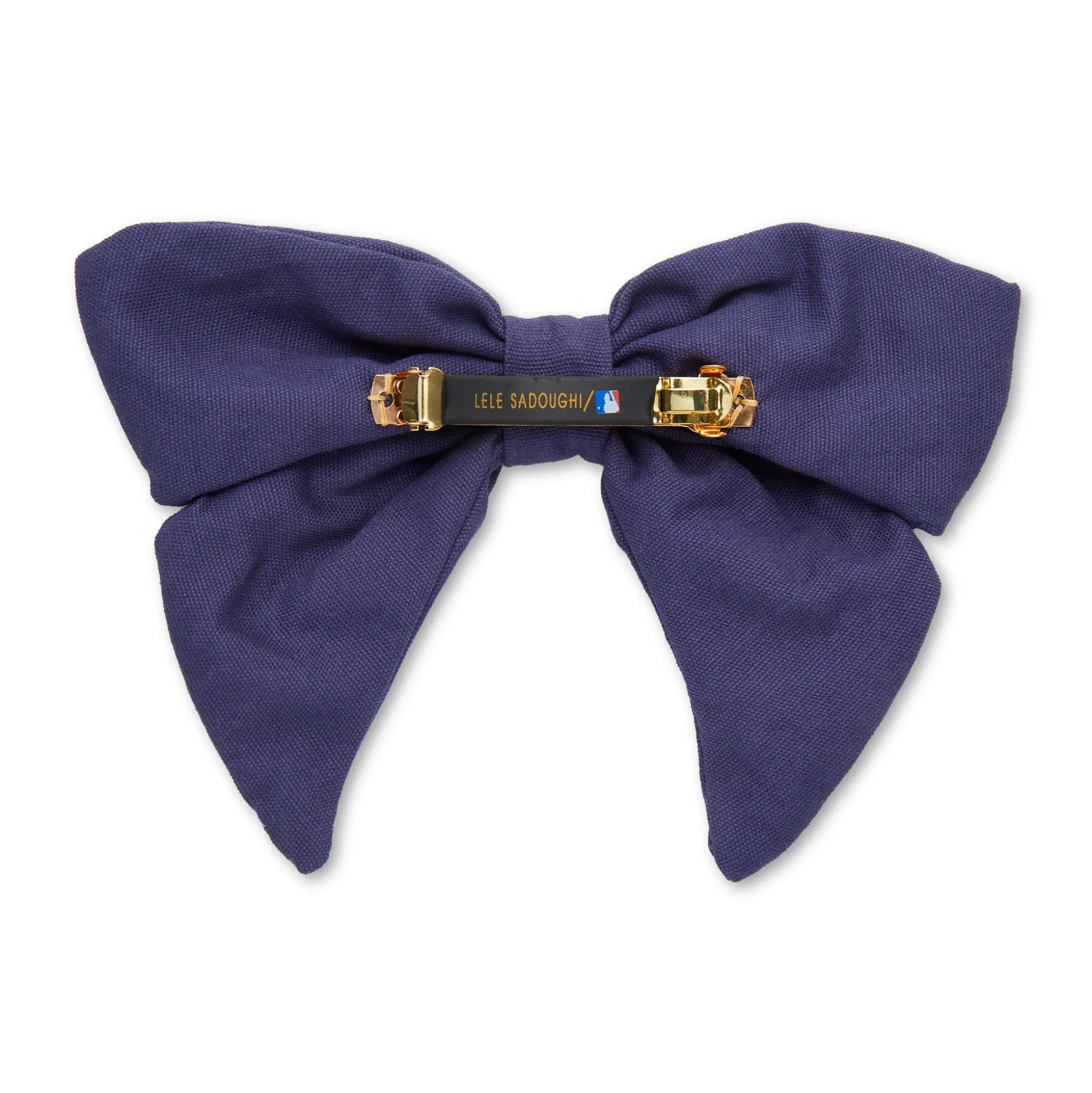 BOSTON RED SOX LELE SADOUGHI / MLB NAVY BOW BARRETTE