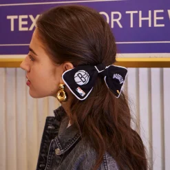 BROOKLYN NETS LELE SADOUGHI / NBA JET BOW BARRETTE