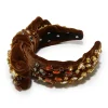 BROWN EXCLUSIVE HOLLY MULTI-CRYSTAL HEADBAND
