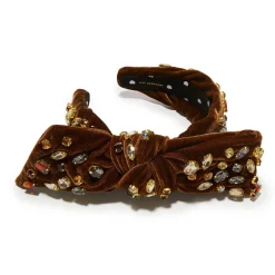 BROWN EXCLUSIVE HOLLY MULTI-CRYSTAL HEADBAND