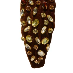 BROWN EXCLUSIVE HOLLY MULTI-CRYSTAL HEADBAND