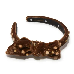 BROWN EXCLUSIVE SLIM HOLLY CRYSTAL HEADBAND