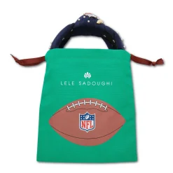 BUFFALO BILLS LELE SADOUGHI X NFL BLUE EMBELLISHED KNOTTED HEADBAND