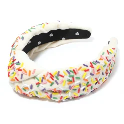 BUTTERCREAM BIRTHDAY CAKE KNOTTED HEADBAND