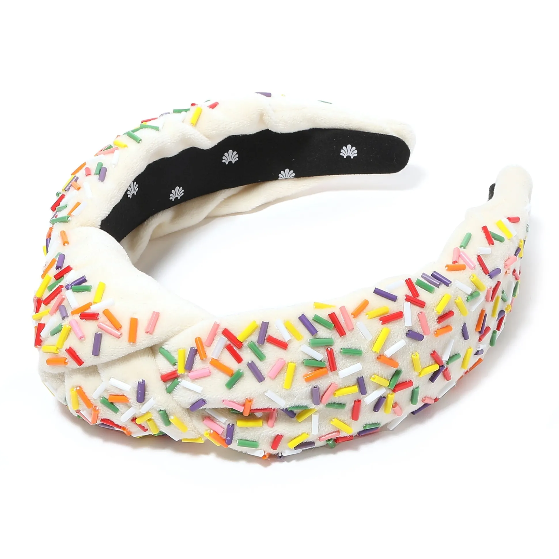 BUTTERCREAM BIRTHDAY CAKE KNOTTED HEADBAND