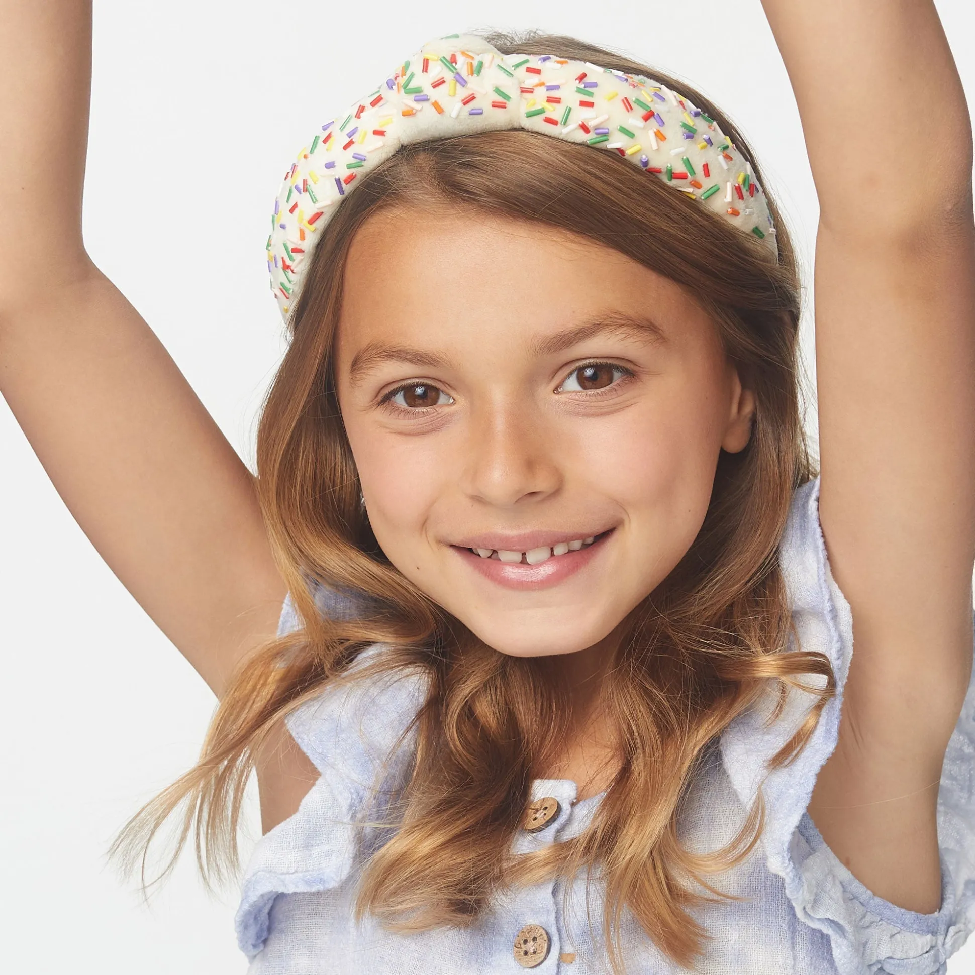 BUTTERCREAM BIRTHDAY CAKE KIDS KNOTTED HEADBAND