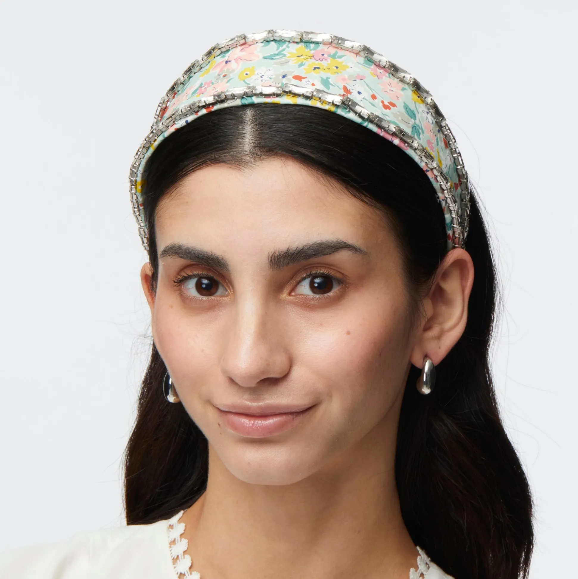 CALIFORNIA BLOOM BRIGITTE LIBERTY CRYSTAL TRIM HEADBAND