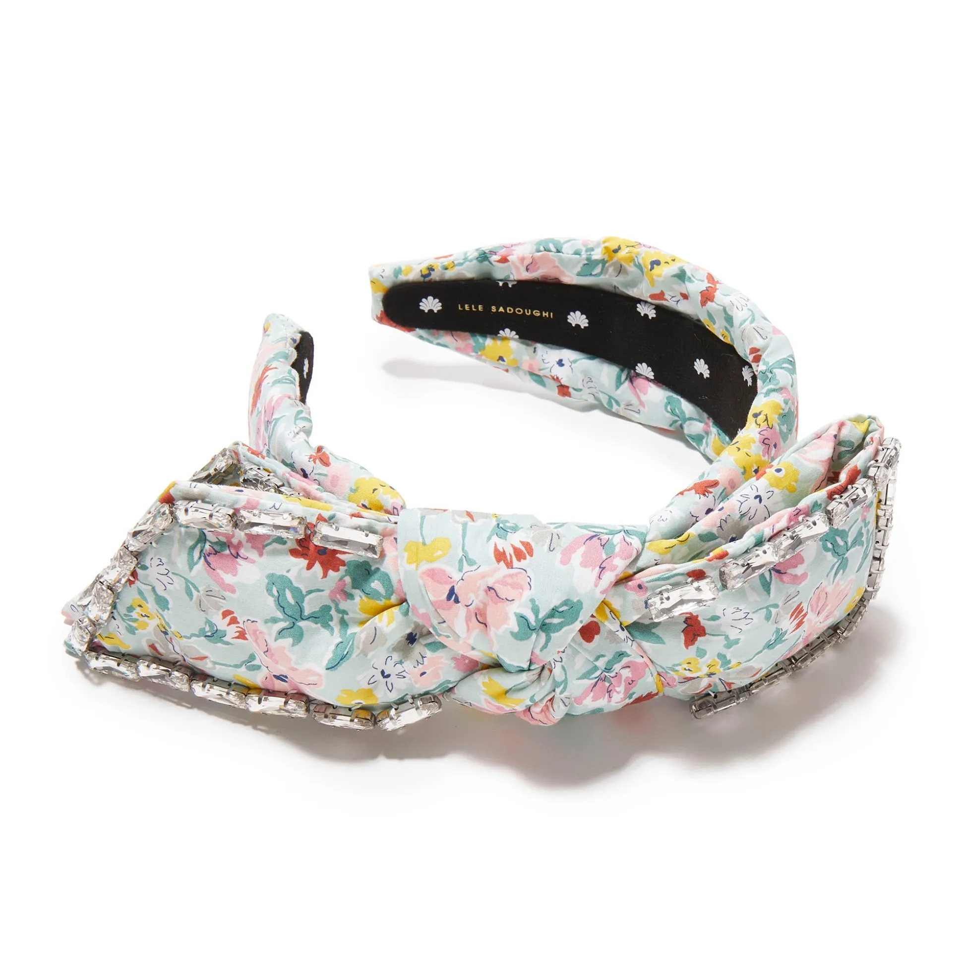 CALIFORNIA BLOOM HOLLY LIBERTY CRYSTAL TRIM HEADBAND
