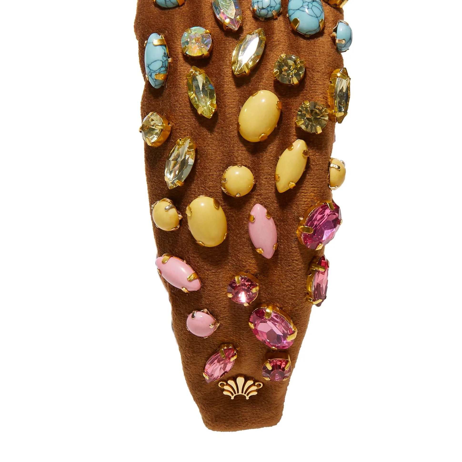 CHOCOLATE EXCLUSIVE HOLLY MULTI-CRYSTAL HEADBAND