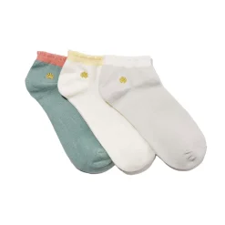CLOUD SET OF 3 COUNTRY CLUB ANKLE SOCKS