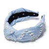 CLOUDY SKY KNOTTED VENUS EMBELLISHED HEADBAND