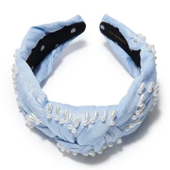 CLOUDY SKY KNOTTED VENUS EMBELLISHED HEADBAND