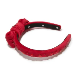 CRIMSON RED EXCLUSIVE SLIM HOLLY CRYSTAL HEADBAND