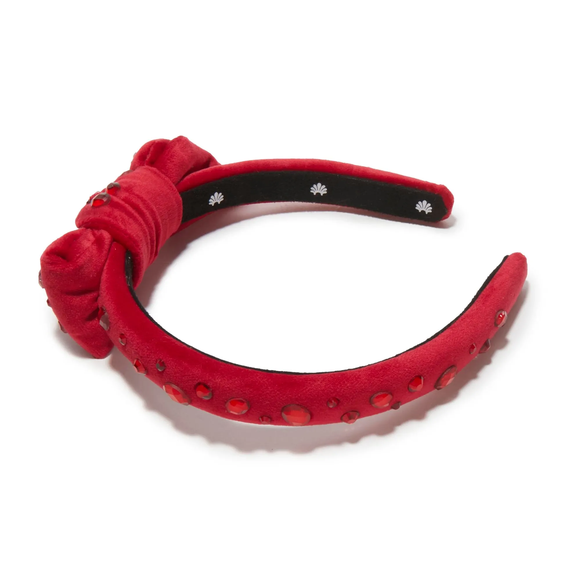 CRIMSON RED EXCLUSIVE SLIM HOLLY CRYSTAL HEADBAND