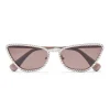 CRYSTAL DOLLY CAT EYE SUNGLASSES