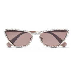 CRYSTAL DOLLY CAT EYE SUNGLASSES