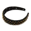 CRYSTAL DORADO BURLAP BESSETTE HEADBAND