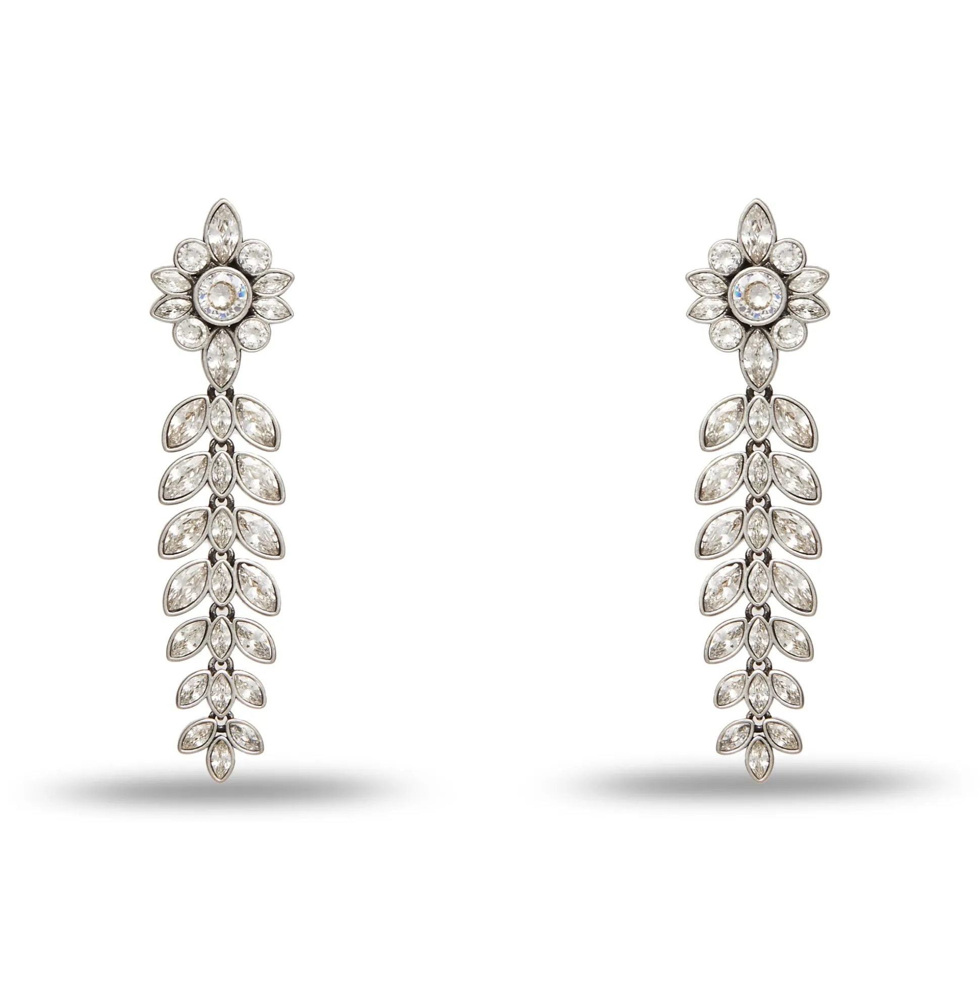 CRYSTAL LELE SADOUGHI X MARILYN MONROE FEATHER EARRINGS
