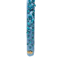 DECEMBER BLUE TOPAZ GIGI JEWELED BIRTHSTONE HEADBAND