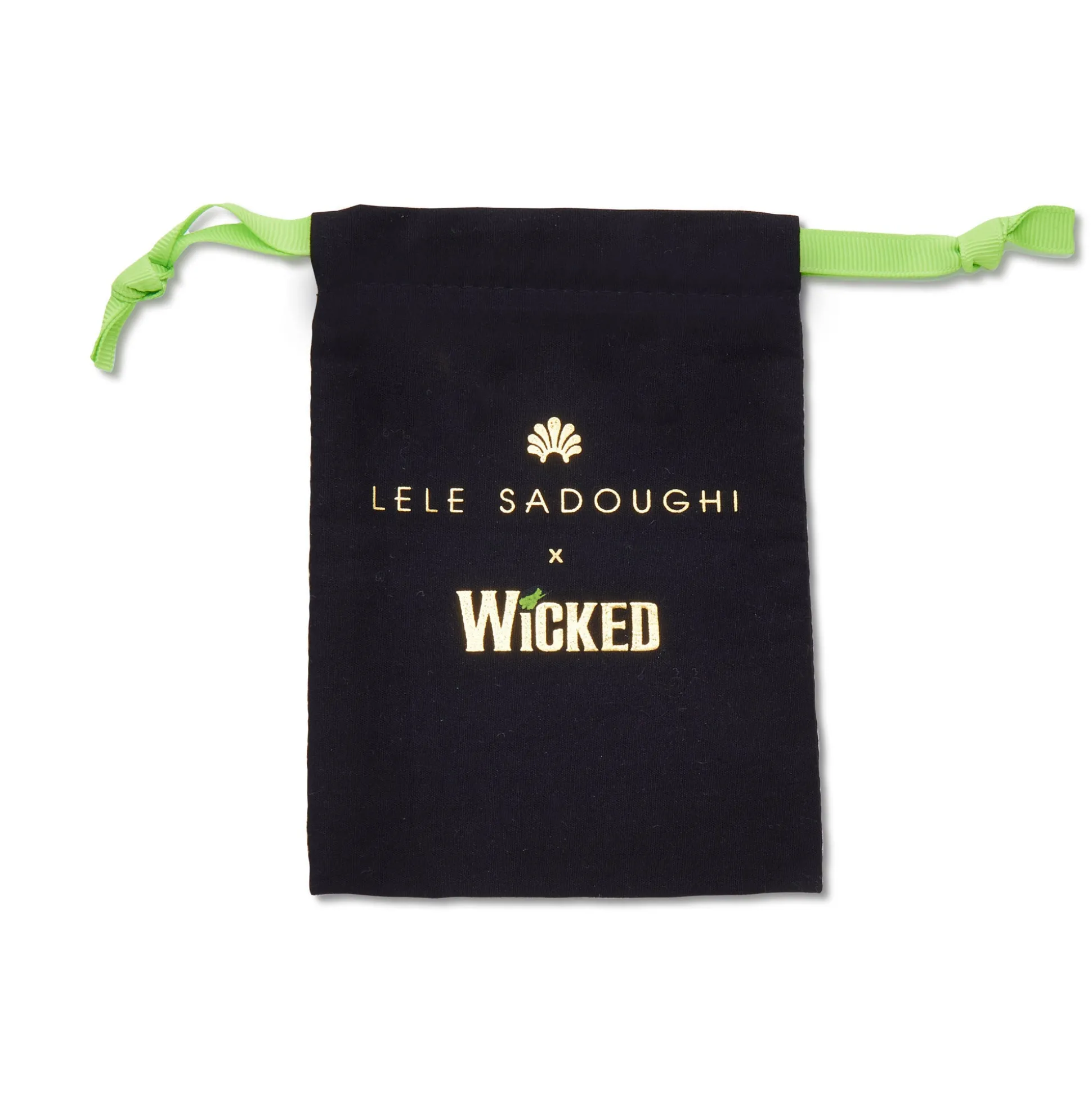 EARTH LELE SADOUGHI X WICKED ELPHABA CRYSTAL SHIMMER BOW BARRETTE