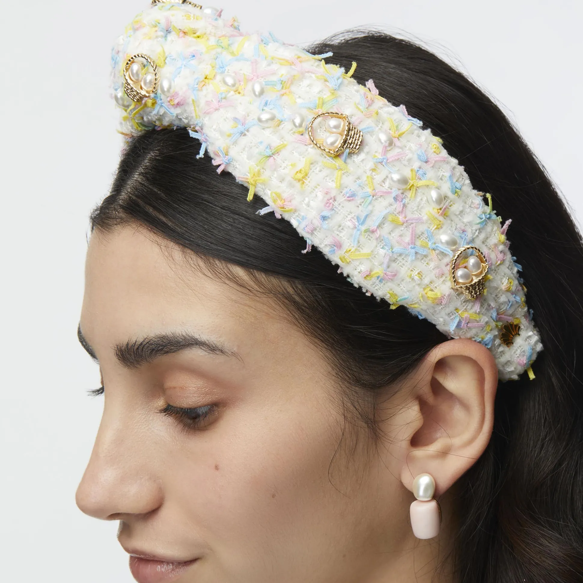 EASTER CONFETTI EASTER BASKET KNOTTED HEADBAND