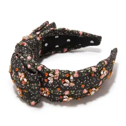 EVIE STRIPE HOLLY LIBERTY EMBELLISHED HEADBAND