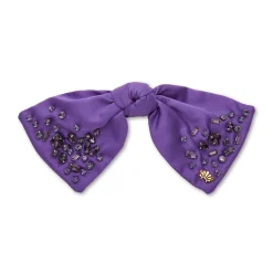 FEBRUARY AMETHYST PALOMA JEWELED BIRTHSTONE BOW