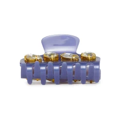 FRENCH BLUE MINI CRYSTAL CLAW CLIP